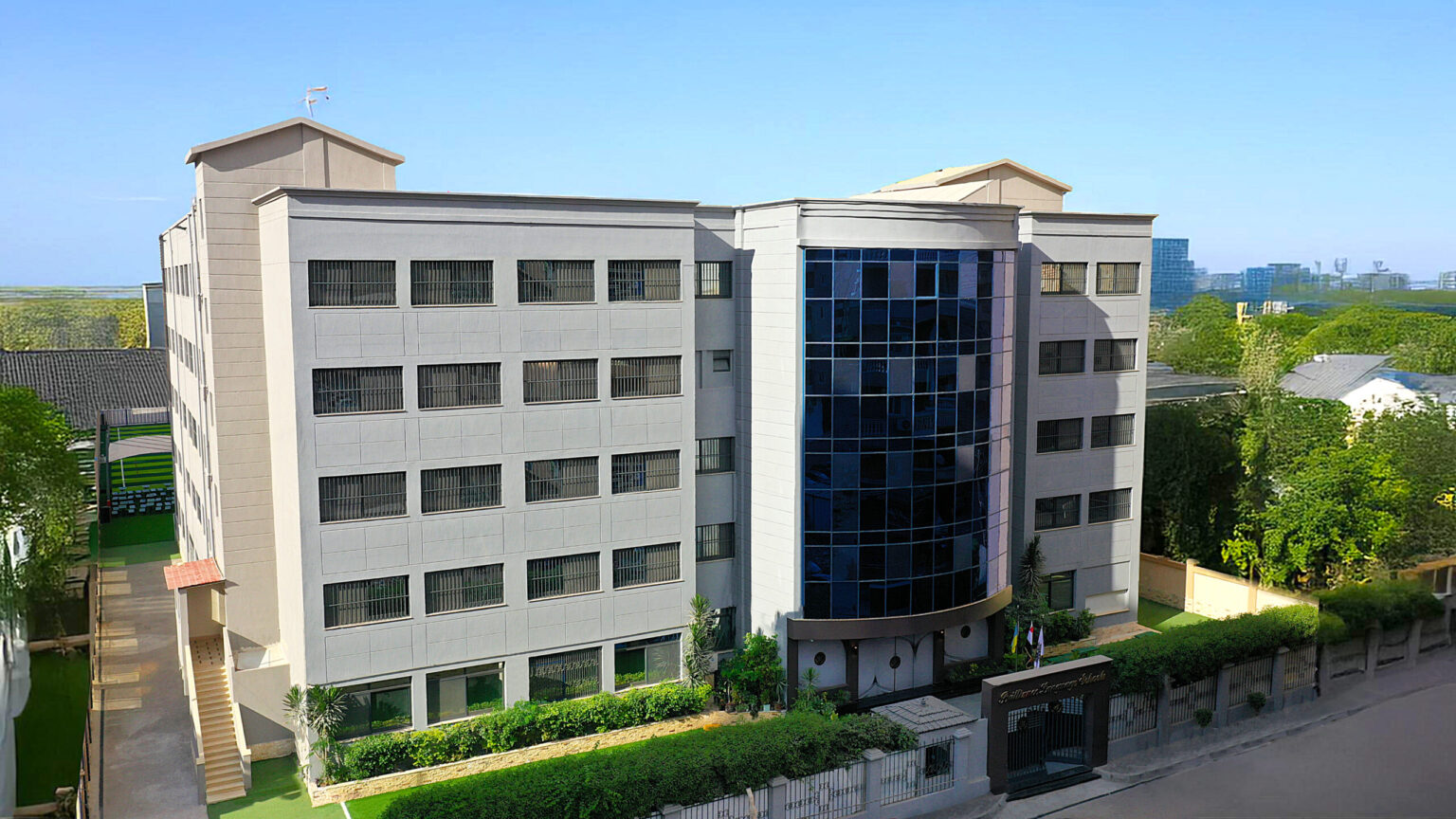 Brilliance Academy campus building in Alexandria