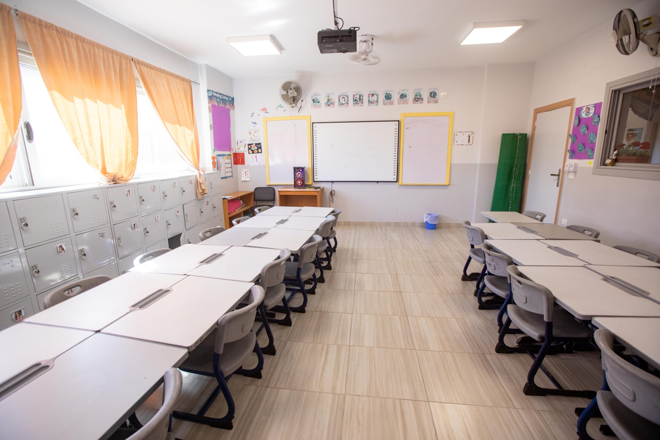 Primary classroom at Brilliance Academy