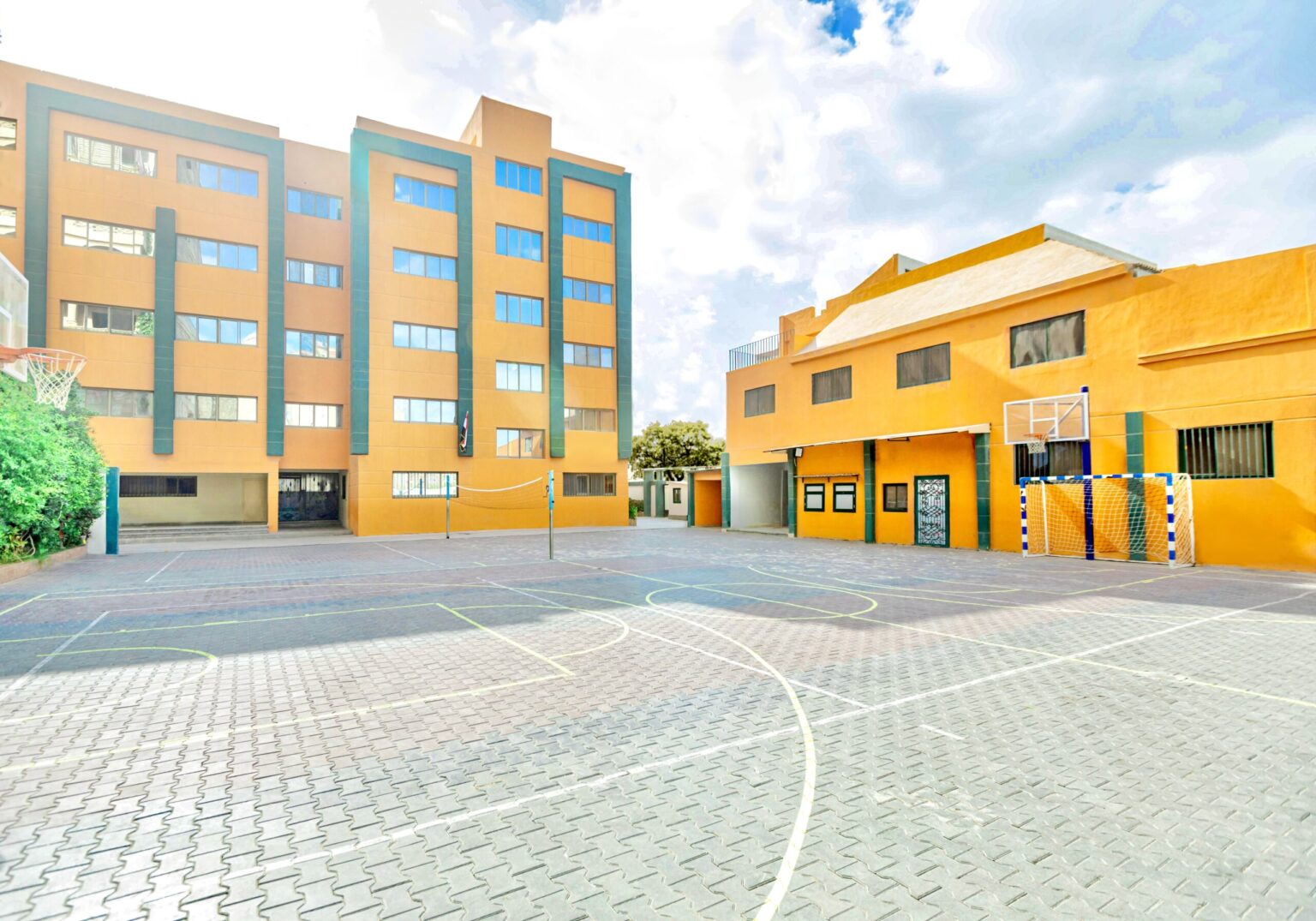 Brilliance Academy school buildings and central courtyard